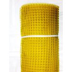 Решетка №1 цвет желтый ширина 1 м ячейка 15*15 мм